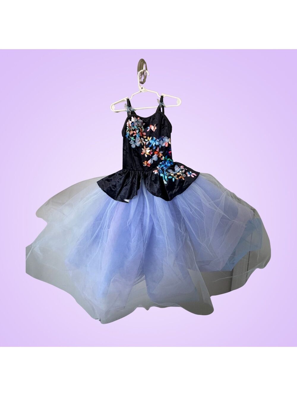 Weissman Butterfly Tulle Dance Costume Dress Small Child SC